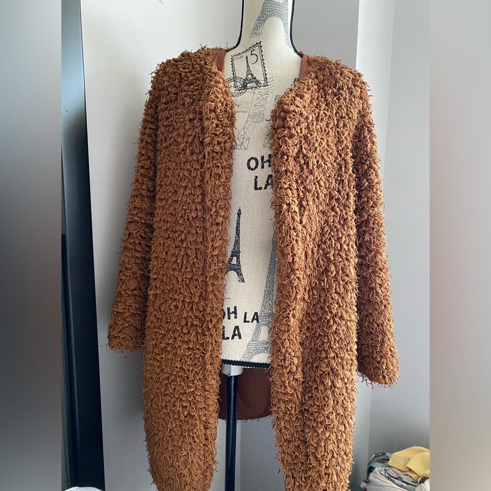 Mind Code Eyelash Teddybear Coat